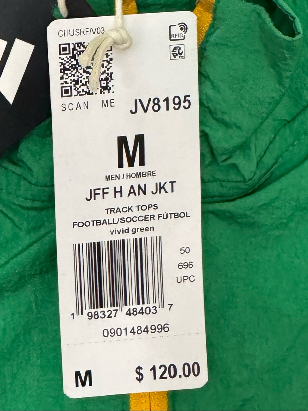 Adidas Jamaica x Bob Marley Anthem Jacket JV8195 Men’s Size Medium NWT MSRP $120 - Picture 13 of 13